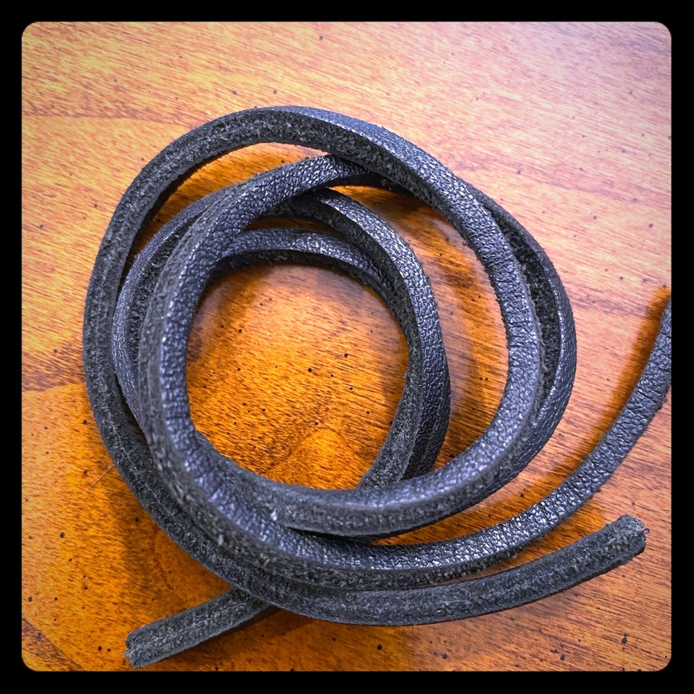 Trollbeads Black Leather Bracelet